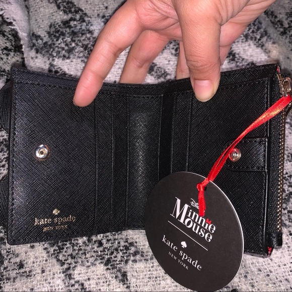 Kate Spade New York X Minnie Mouse Small Neema Backpack, Wallet, & Crossbody NWT - Picture 7 of 13